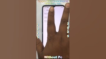 How to Oppo A15 Developer options✅Developer Settings OPPO A15✅ Without pc 2025