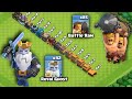 Battle Ram vs Royal Ghost vs Every Town Hall - Clash of Clans