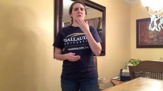 ASL 201 - Instructor: Kathy Mutter, Grace Webb Unit: 13