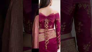 20+🎉🎉 trending new fashion blouse back neck designs 💫 #blouse #design #viralvideo #ytshorts