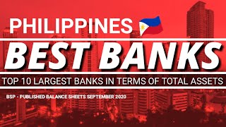 Top 10 richest or largest banks in the Philippines September 2020 quarterly  latest report  from BSP