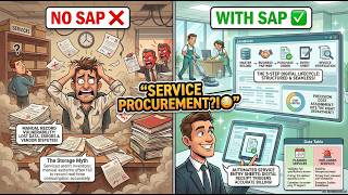 SAP MM Service Procurement in 5 Minutes 🧹 (Cleaning Story)