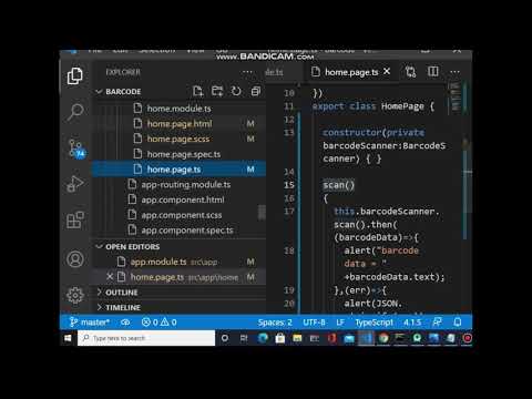 barcode scanning in ionic capacitor app
