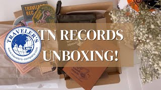 Traveler’s Notebook Limited Set Unboxing!! | Passport TN, Records Design | @alotusstory