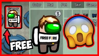 *NEW* FREE FIRE SKIN IN AMONG US! FREE DOWNLOAD | IOS &amp; Android