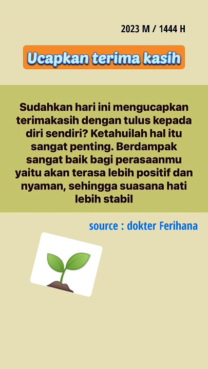 Sudahkah hari ini mengucapkan terimakasih kepada diri sendiri dengan tulus? #short #shorts #islam