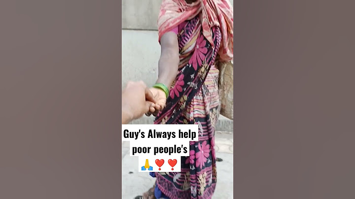 Guy's always help poor people's. 🙏❣️❣️