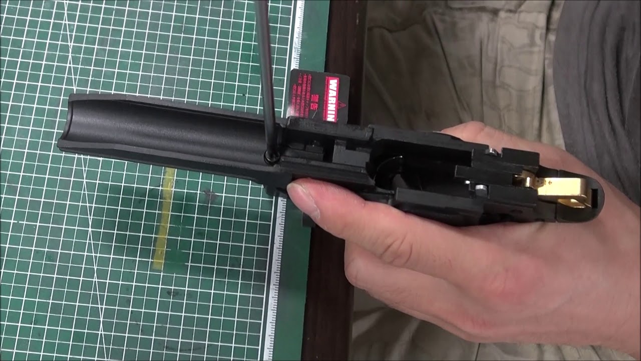 TokyoMarui HICAPA Gold Match Gas Blow Back Pistol Disassemble