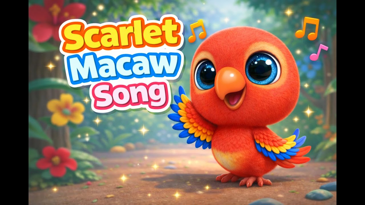 SCARLET MACAW SONG .. TO FUN AND LEARNING  
