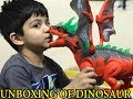 unboxing of dinosaur