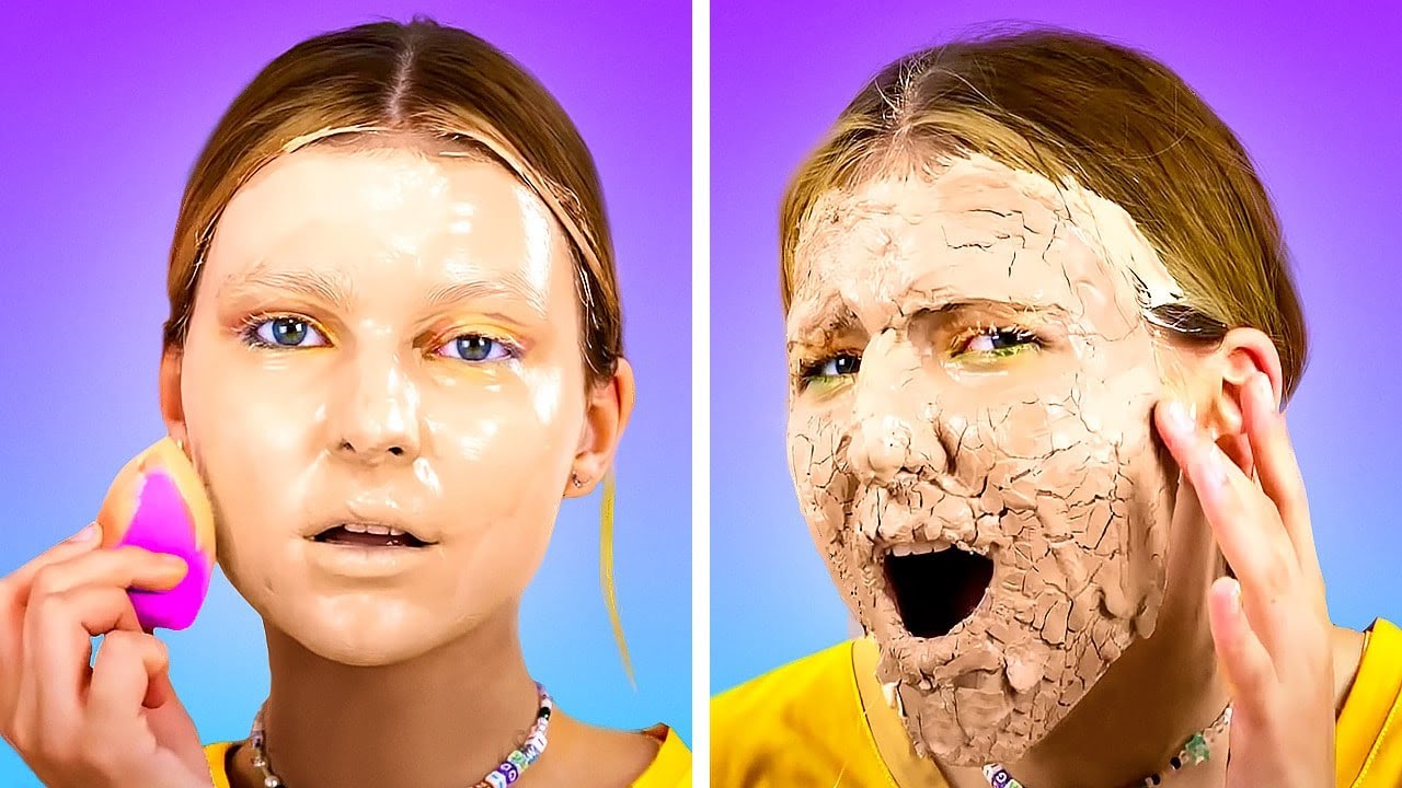 We Tried 100 LAYERS OF MAKEUP CHALLENGE And Viral TIKTOK Beauty Hacks, YAY OR NAY?