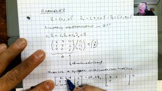 MATH 335 Week 6 Example 3 Check for Linear Independence