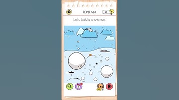 Brain test all star level 467 #braintest #snowman