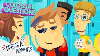 Why Do We Have Different Hair? 👱♂️ 👩🦱 | Colossal Questions | Science for Kids 🧬 | Mega Moments