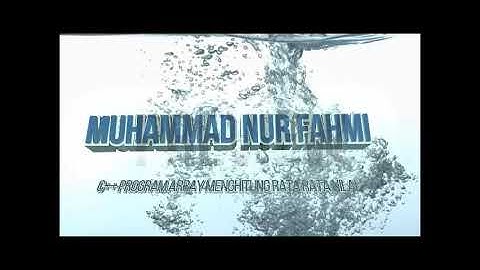 C++ Program Array Mencari Nilai Rata Rata