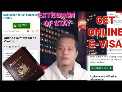 HOW TO GET EXTENSION E-VISA AND PAYMENT ONLINE(Domestic Helper) / HONGKONG IMMIGRATION/#OFW/#E-VISA