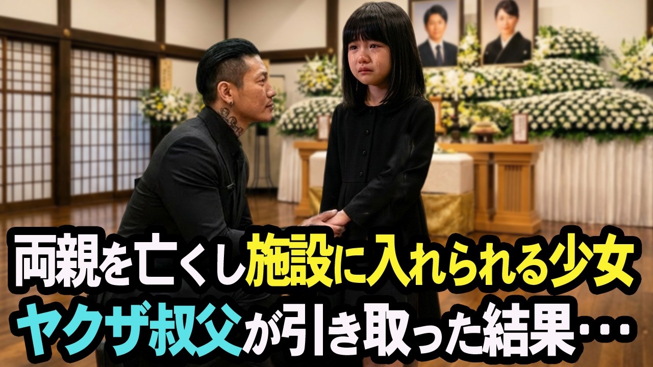 「この子は俺が育てる」 両親が他界し、親戚に見捨てられた少女 → ヤクザ叔父に引き取られた結果