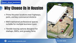 Need More Space Rent Flexible Office Warehouses in Houston - Samuel L. Bryant Investments