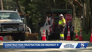 Highway 9 construction causes delays in Santa Cruz Mountains