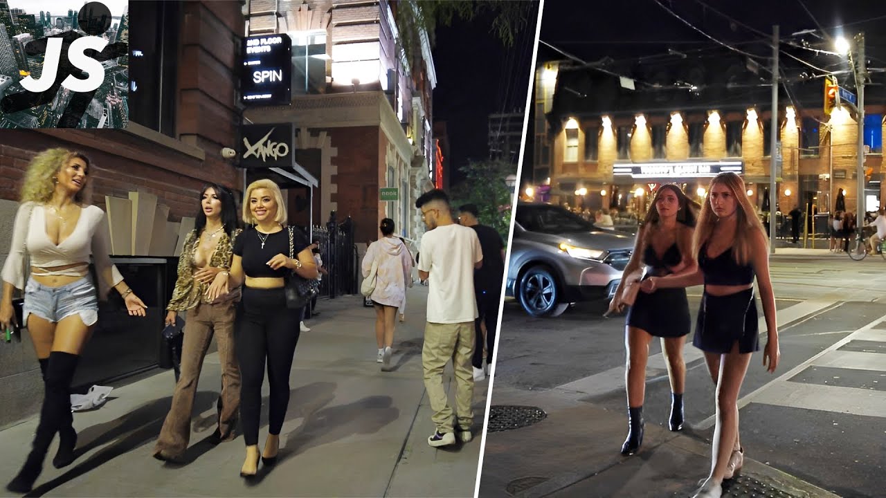 Friday Nightlife Dundas Square to King West | Toronto Walk (Sep 2022 ...