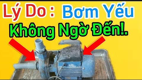 "Nguyên Nhân Máy Bơm Nước Hút Yếu Và Cách Khắc Phục Hiệu Quả" #ĐiệnCơLinhTV