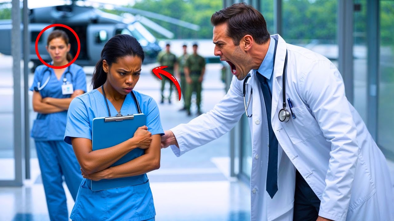 Zombaram da nova enfermeira negra — até um helicóptero da Marinha pousar exigindo a veterana AGORA!