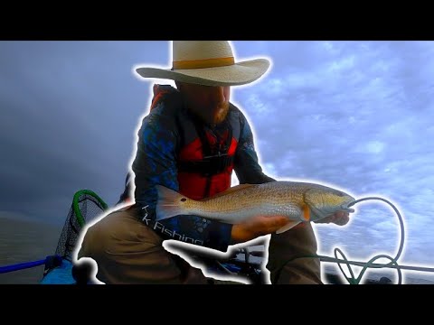 Catching Redfish and Dodging Storms - Corpus Christi Kayak Fishing 