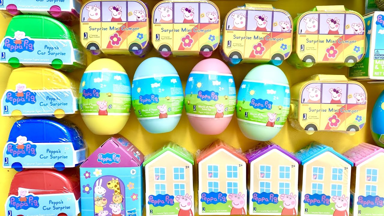 Unboxing Peppa Pig NEW Blind Bags! HUGE surprise toys unboxing NO