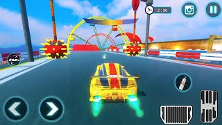 Extreme City Gt Car Stunts: Yellow GT Car Driving - Android Gameplay 3D screenshot 2