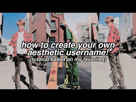 how to make your own aesthetic username — tutorial based on my favorites