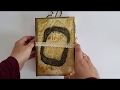How to make a Junk Journal - A step by step tutorial for beginners - Part 2