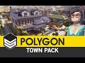 Polygon town pack  trailer 3d low poly art for games by syntystudios