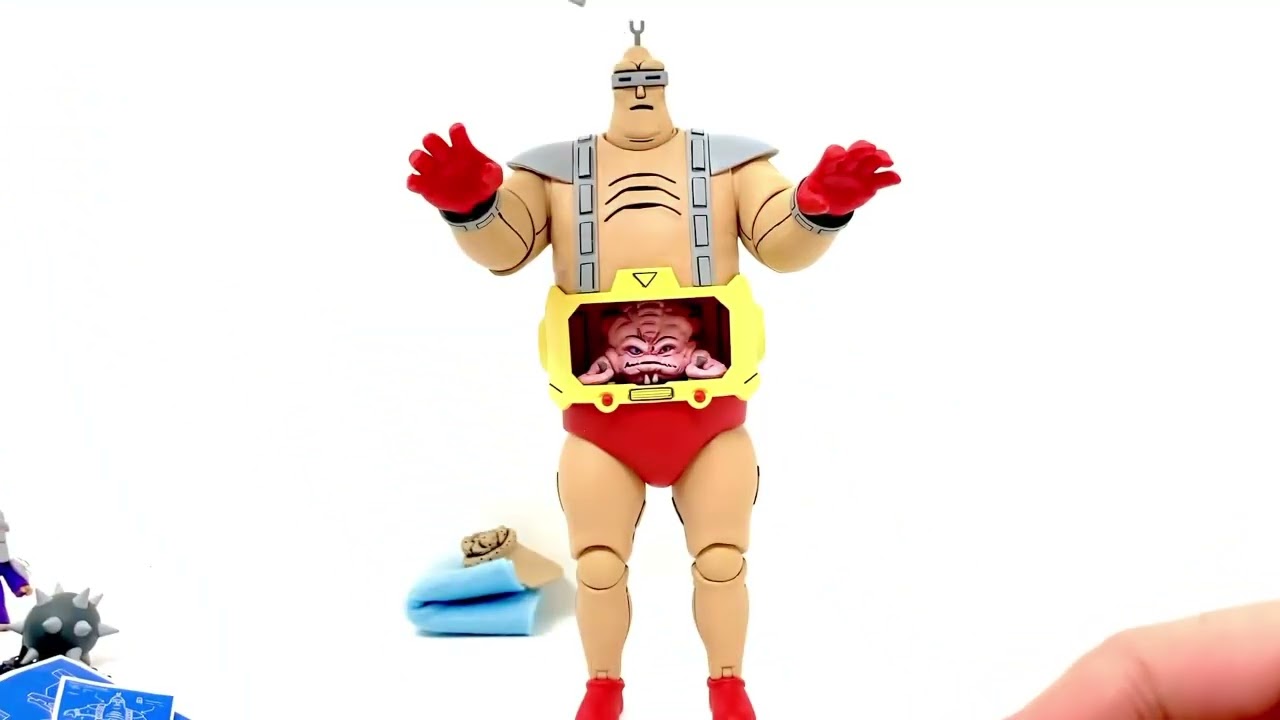 NECA Teenage Mutant Ninja Turtles Fred Wolf Style Krangs Android Body Action Figure Review