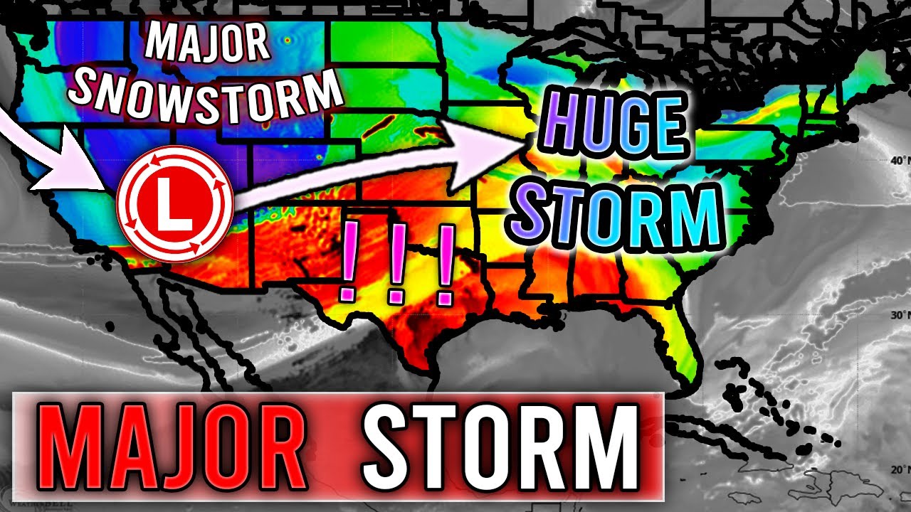 Upcoming HUGE Storm... MASSIVE Snowstorm, Potential BLIZZARD? And More!
