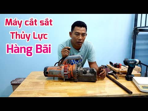 Video Máy cắt thủy lực Hàng Bãi siêu khỏe, bền đẹp mà giá... - youtube