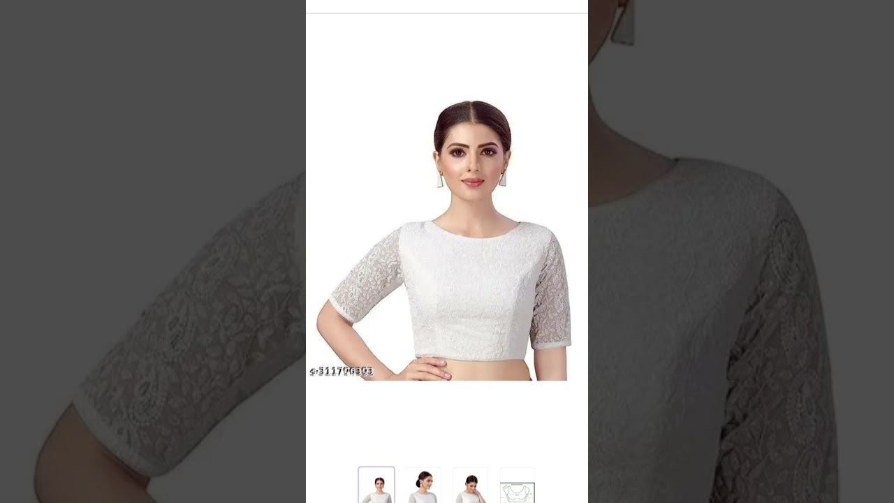 "Stylish White Blouse from Meesho 🤍 | Trendy Fashion Haul 