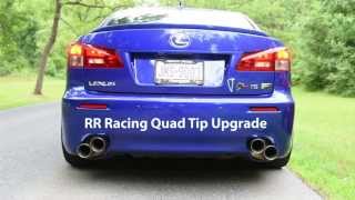 RR Racing Exhaust Systems for Lexus ISF