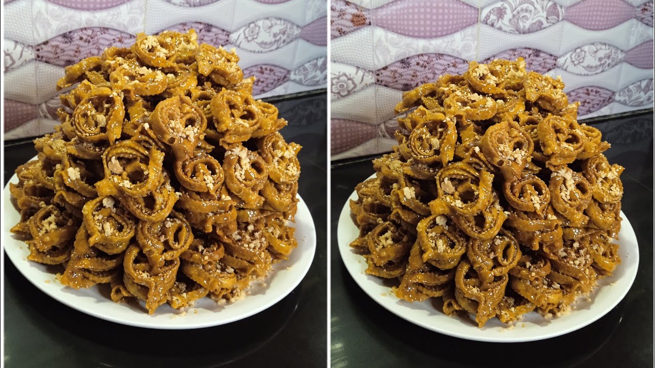 شباكية باللوز ممكن توجديها في دقائق مع طريقة تشباك ديال المحترفين روعة مشاء الله👌😍