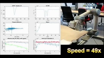 UR5 robot arm tracking with reinforcement learning