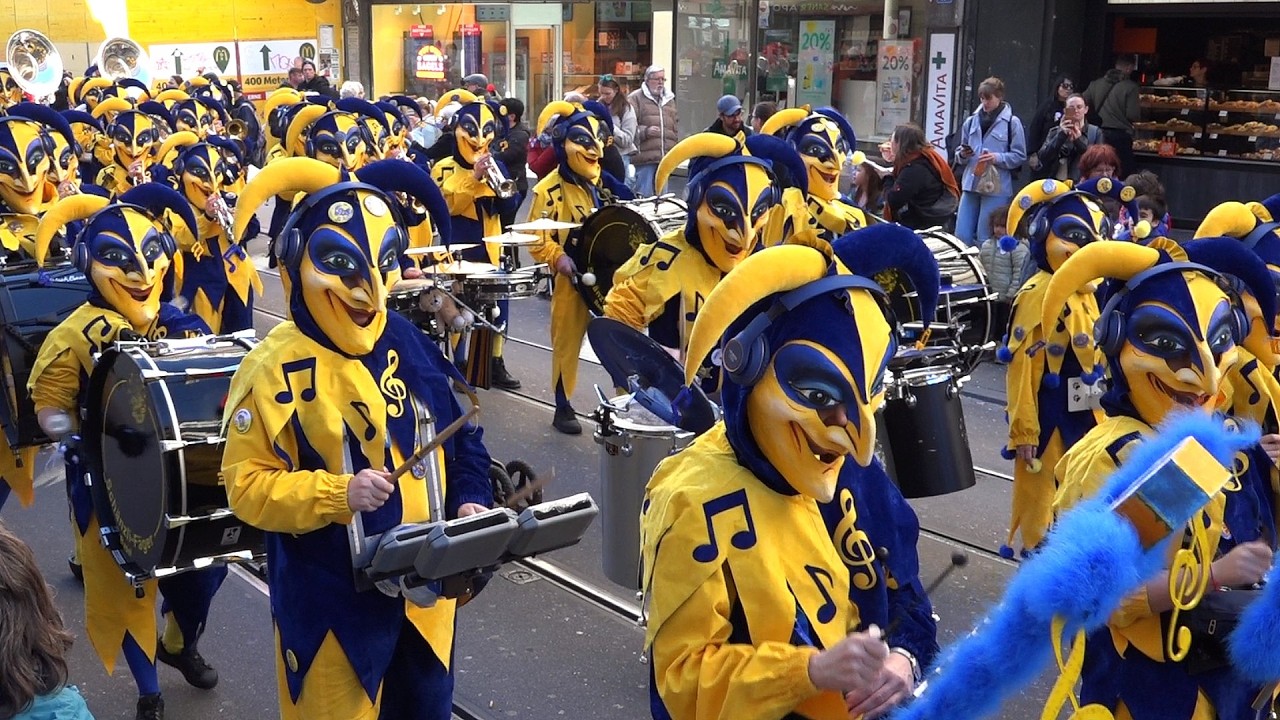 Basler Fasnacht 2026. Cortege am Montag