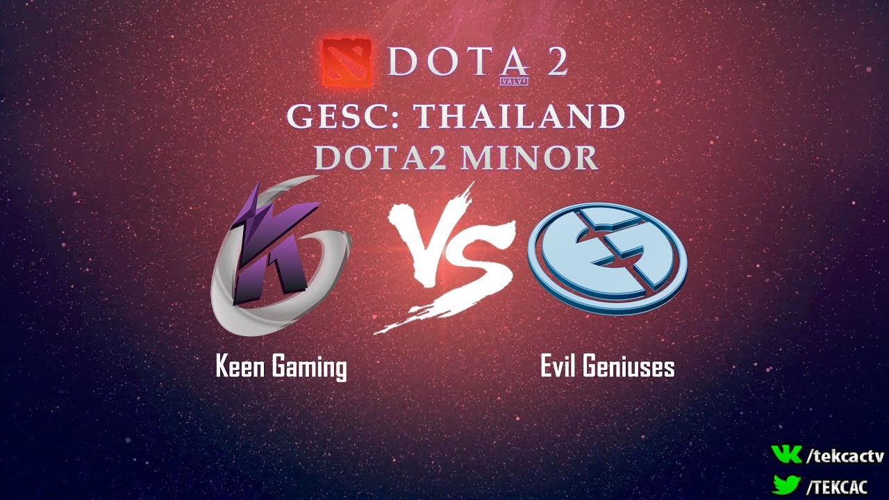 [RU] Keen Gaming vs Evil Geniuses | Bo3 | GESC: Indonesia Dota2 Minor by @Tekcac