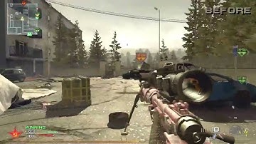 MW2 Colour Correction Before & After