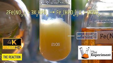 2Fe(NO3)3 + 3K2HPO₄ → Fe2(HPO4)3↓ + 6KNO3 | Potassium phosphate +Iron(III) nitrate
