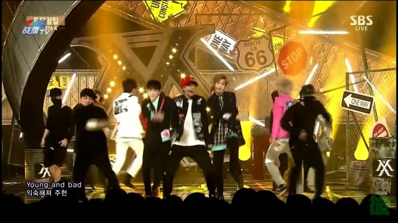 [HD]150524 Monsta X (몬스타엑스)Trespass (무단침입) live in Inkigayo