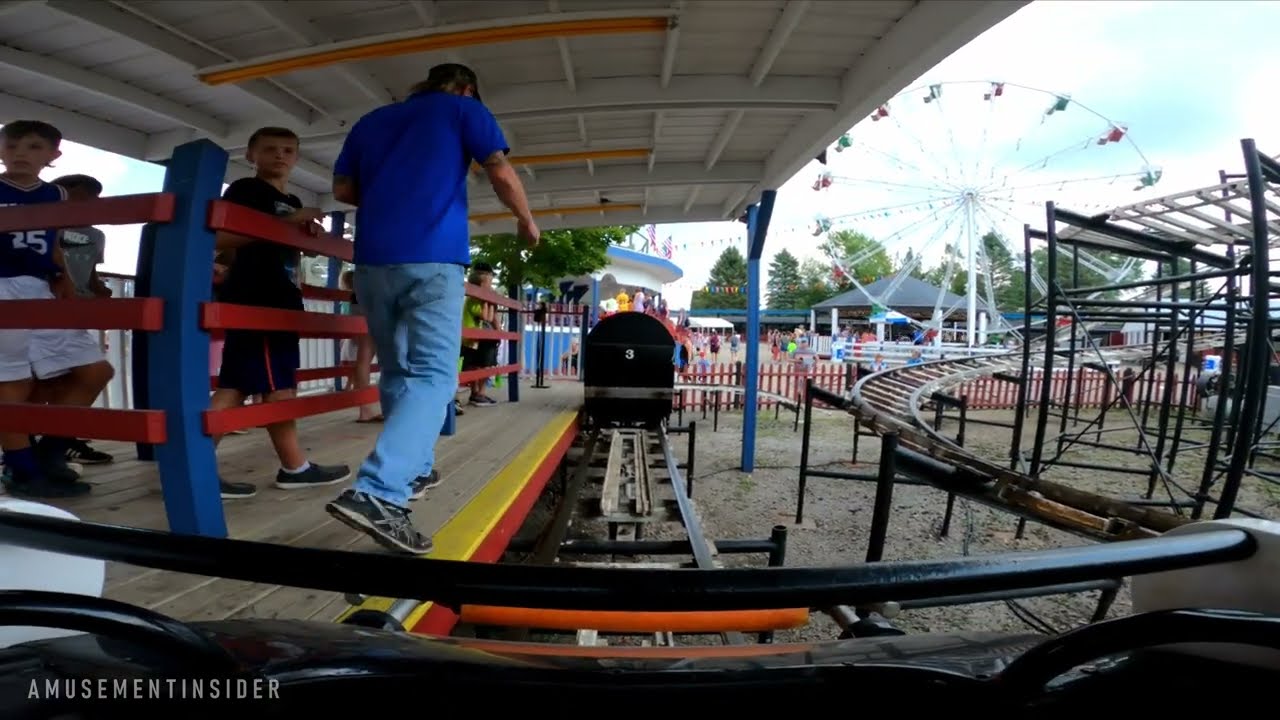 MAD MOUSE Roller Coaster, On-Ride POV, Little Amerricka, WI