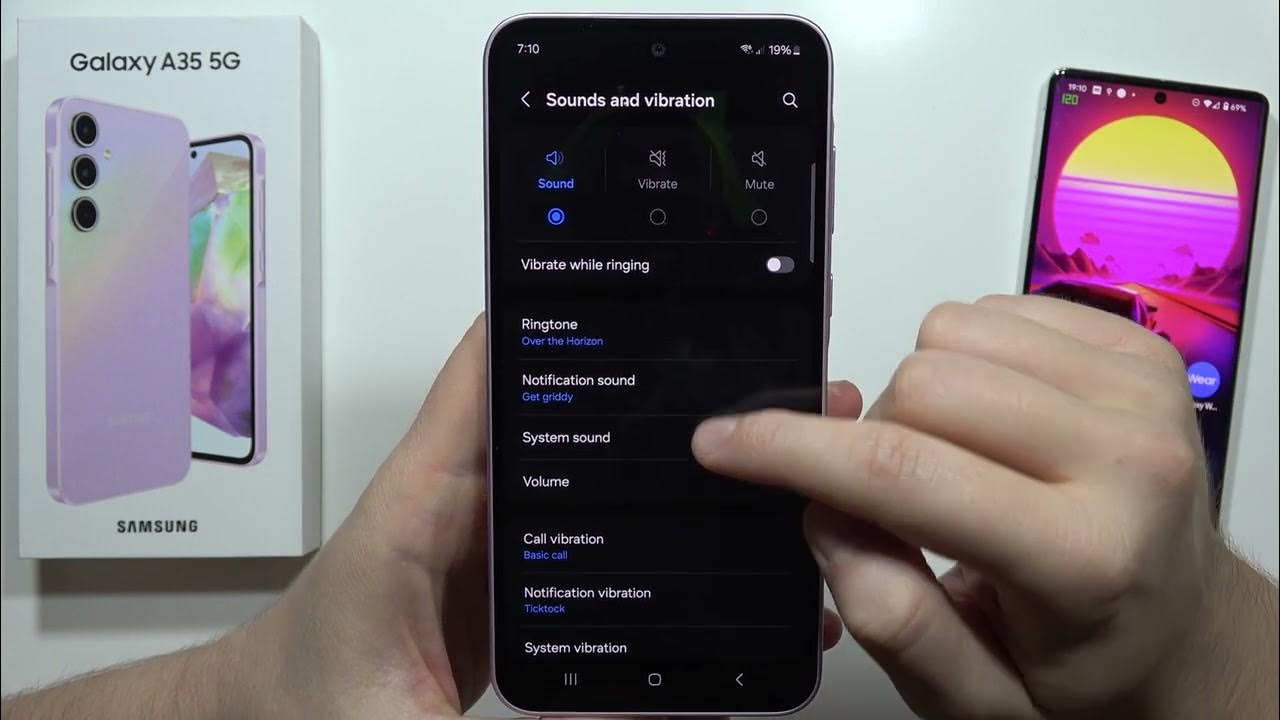 How to mute keyboard sound on samsung galaxy a35 5g disable keyboard