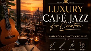 No Copyright Café Jazz ☕ Smooth Bossa Nova BGM