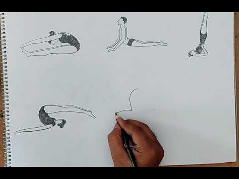 Yoga Drawings – Camilla Carlens – Yoga Illustration, Drawings, Sketches,  Artwork