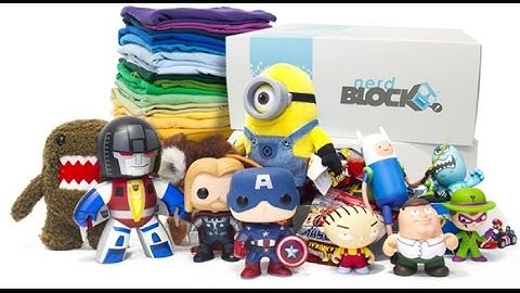 Nerd Block Grab Block Unboxing December 2014