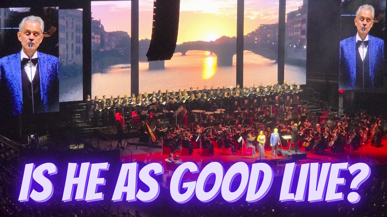 Андреа Бочелли исполняет на бис «Con Te Partiro» и «Nessun Dorma»